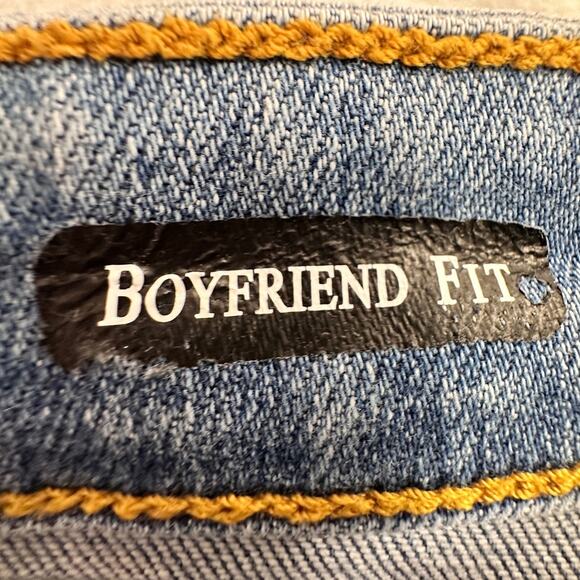 Judy Blue jeans boyfriend distressed paint spots distressed purpose size 11 / 30 - Picture 7 of 13